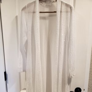 Sheer White Cover Up